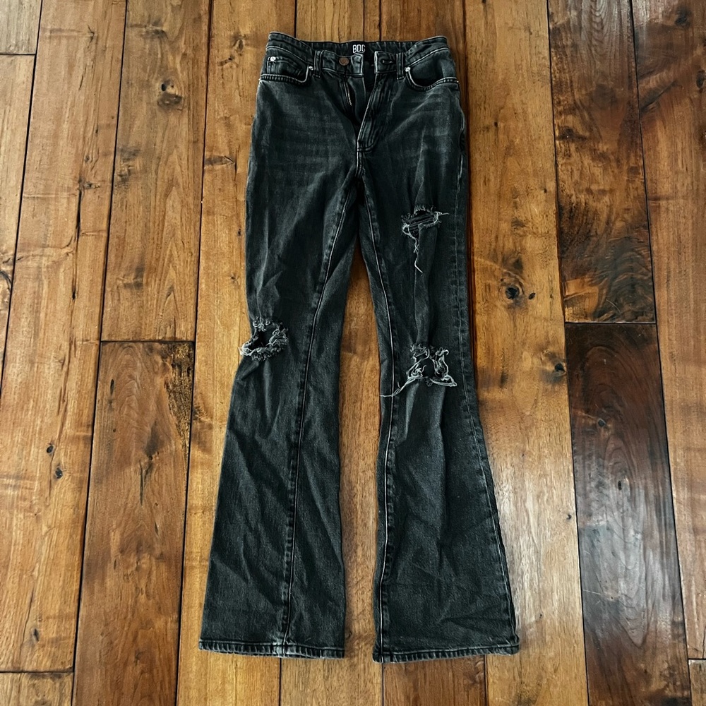 pacsun black ripped jeans